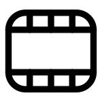 Video File 3 SVG Icon